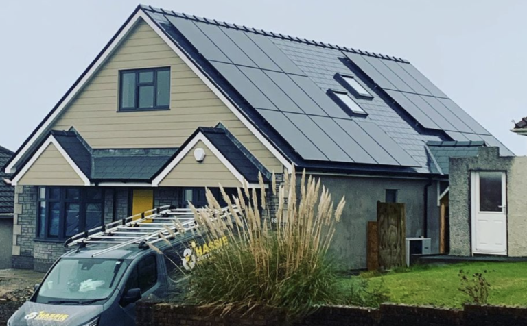 Solar Panels installed on a home